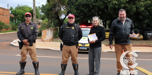 PRE e Conselho Tutelar de Santa Helena promovem ação alusiva ao Maio Laranja