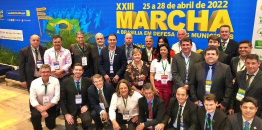 Prefeita de Itaipulândia participa da XXIII Marcha à Brasília em Defesa dos Municípios