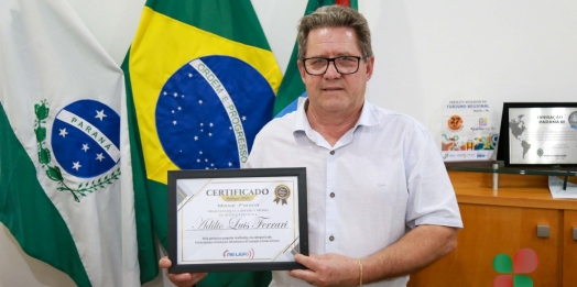 Prefeito de Missal conquista 5ª colocação no ranking dos 100 melhores prefeitos do Paraná