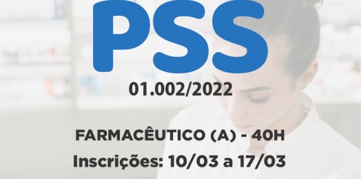 Prefeitura de Medianeira abre PSS para contratação de Farmacêutico Generalista