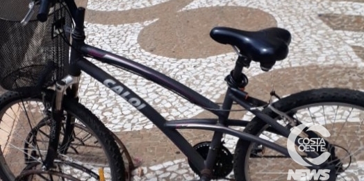 Procura-se dono de bicicleta deixada em frente a Barbearia do Jeff em Santa Helena