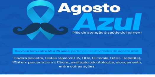 Programação do Agosto Azul inicia nesta sexta-feira em Missal