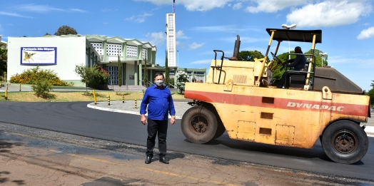 Projeto de recape asfáltico é iniciado em São Miguel com recursos próprios do município