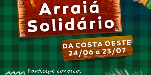 Rádio Costa Oeste 106,5 FM promove Arraiá Solidário