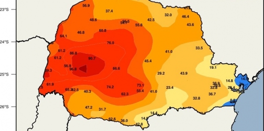 Rajadas de ventos em Santa Helena chegou à 89,3 km/h, maior registro no Paraná, diz Simepar