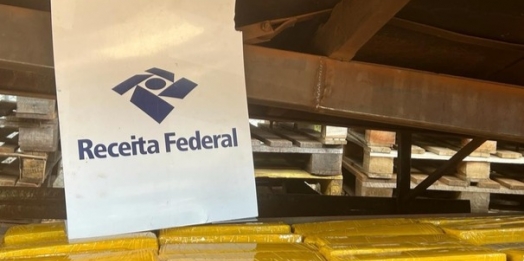 Receita Federal apreende 357 kg de maconha na Aduana da Ponte da Amizade