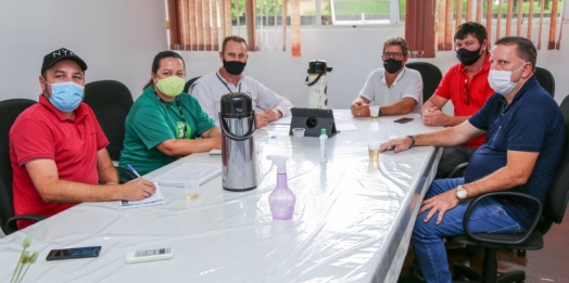 Representantes da Itaipu Binacional se reúnem com prefeito e vice de Missal