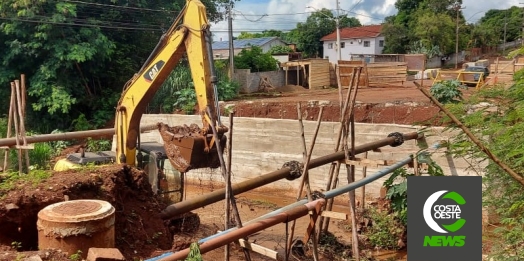 Retomados os trabalhos da construção de ponte em São Miguel do Iguaçu