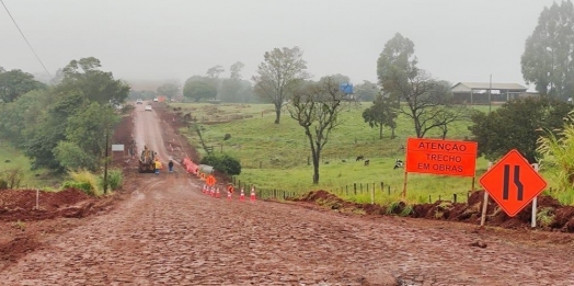 Rodovia entre Santa Helena e Ramilândia está entre as grandes obras do governo no Oeste