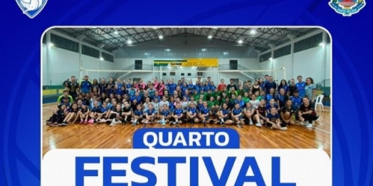 Santa Helena recebe 4º Festival das Escolinhas de Voleibol nesta quinta-feira