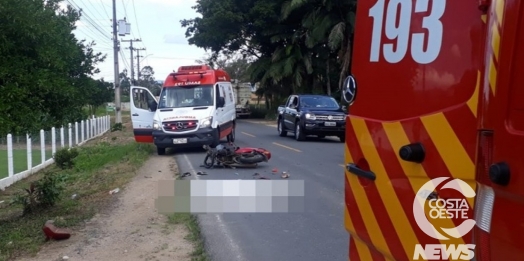 Santa-helenense perde a vida em acidente de moto em Santa Catarina