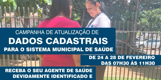 São Miguel do Iguaçu: Agentes de saúde atualizam cadastros e pedem colaboração da população