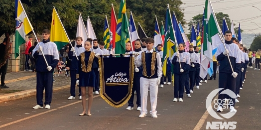 São Miguel do Iguaçu: Desfile cívico reúne escolas e comunidade em homenagem à Pátria