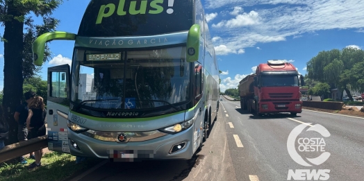 São Miguel do Iguaçu: Motorista de ônibus sofre infarto e é socorrido pelo SAMU