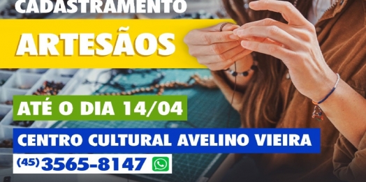 São Miguel do Iguaçu realiza cadastramento de artesãos do município