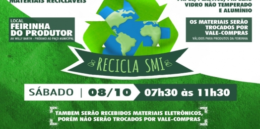 São Miguel do Iguaçu realiza etapa mensal da campanha Recicla SMI neste sábado (08)