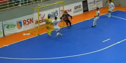 São Miguel Futsal vence o Guarapuava e sobe para o 4º lugar no Grupo A