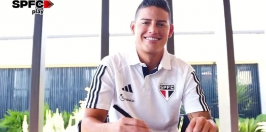 São Paulo acerta contratação do meia James Rodríguez