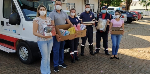 Secretaria de Saúde de Missal faz entrega de importantes itens ao SAMU