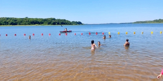 Secretaria de Turismo e Lazer de Itaipulândia instala nova rede de proteção contra o ataque de piranhas