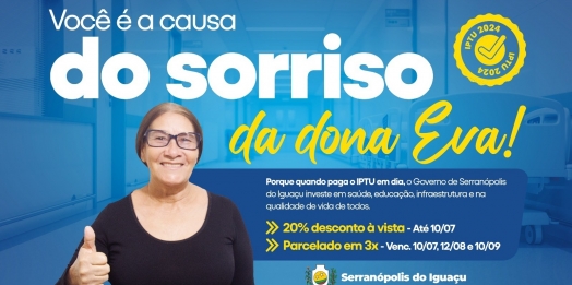 Serranópolis: O IPTU 2024 já está disponível para pagamento