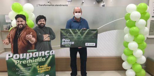 Sicredi Vanguarda já tem 7 ganhadores na campanha Poupança Premiada