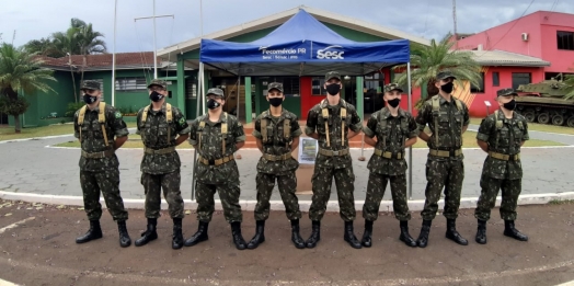 Tiro de Guerra 05-018 realiza entrega de agasalhos arrecadados durante Campanha Solidária