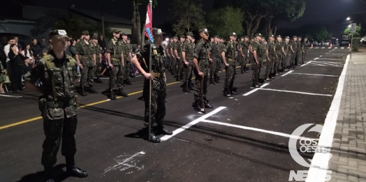 Tiro de guerra de Medianeira realiza entrega de boinas e formatura de Cabos