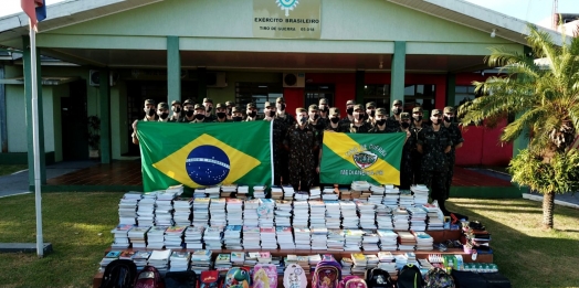 Tiro de Guerra realiza Desafio de Arrecadação de Material Escolar entre os Pelotões