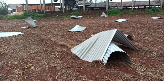 Tornado atinge propriedade rural em Pato Bragado; 