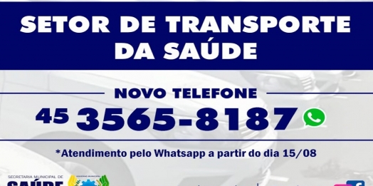 Transporte da Saúde tem novo número de telefone para contato