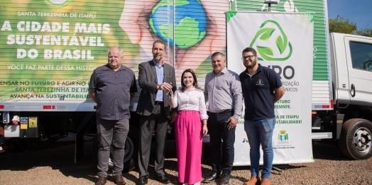 Unidade de valorização de resíduos orgânicos de Santa Terezinha de Itaipu recebe novos equipamentos