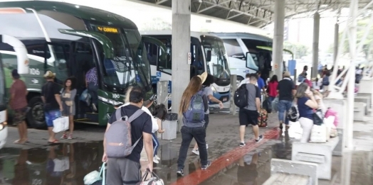 Viagens rodoviárias sobem 33% mesmo com poucos feriados