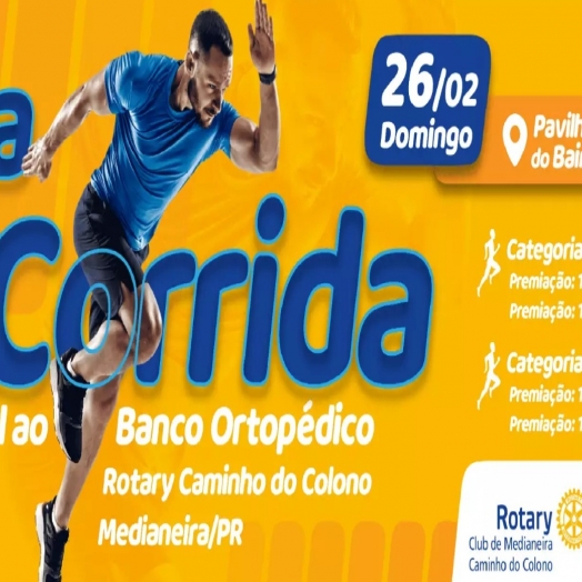 1ª Corrida e Caminhada Solidaria do Rotary Clube de Medianeira - Caminho Do Colono