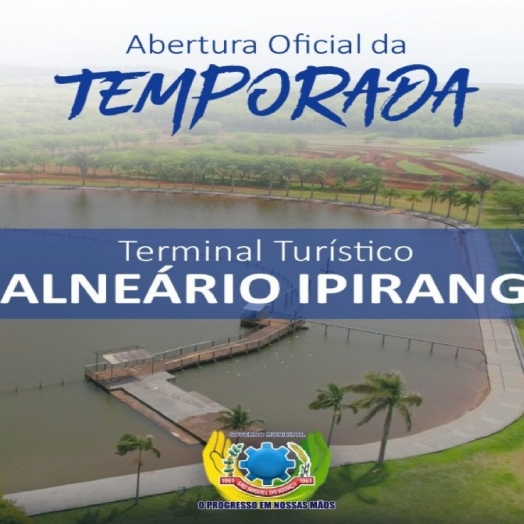 Abertura oficial da temporada no Terminal Turístico Balneário Ipiranga será nesta sexta-feira