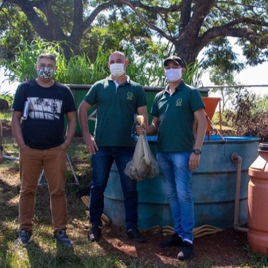 Acadêmicos de Veterinária desenvolvem Projeto de Pesquisa e Extensão com a implementação de aquaponia para produção de peixes e forragens