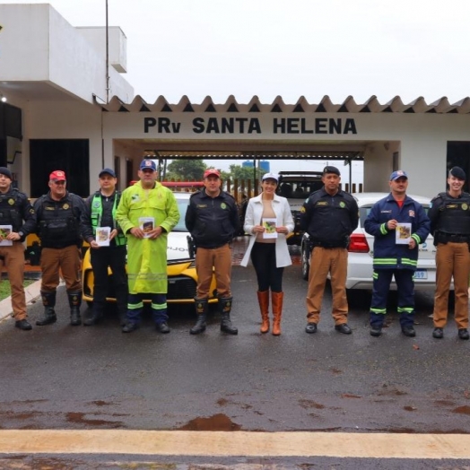 Ação alusiva ao dia mundial de prevenção a acidentes é realizada em Santa Helena