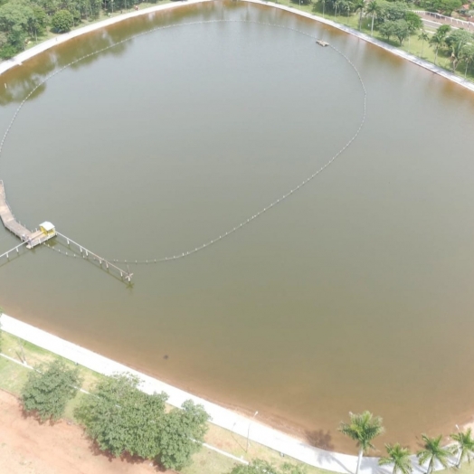 Acesso de banhistas à piscina artificial do Balneário Ipiranga está proibido