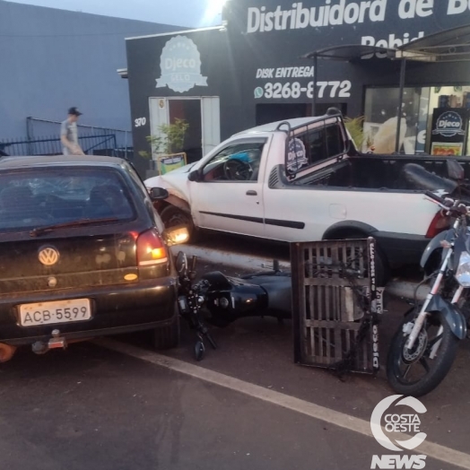 Acidente é registrado pela Polícia Militar em Santa Helena