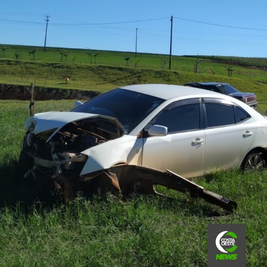 Acidente envolvendo veículos deixa feridos na PR 495 em Santa Helena