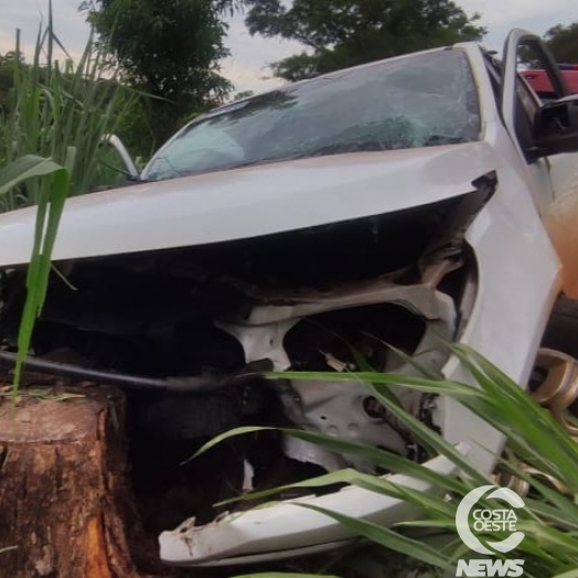 Acidente na PR-497 deixa vítima em estado grave em São Miguel do Iguaçu