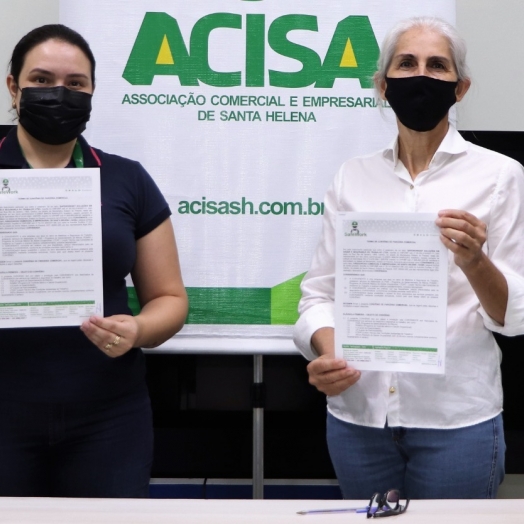 Acisa assina duas novas parcerias com benefícios a associados de Santa Helena