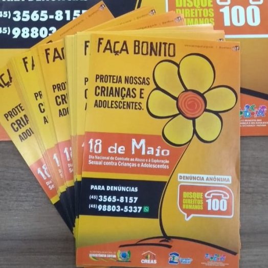 ACISMI em apoio a Campanha “Faça Bonito” ao Dia Nacional de Combate ao Abuso e à Exploração Sexual contra Crianças e Adolescentes