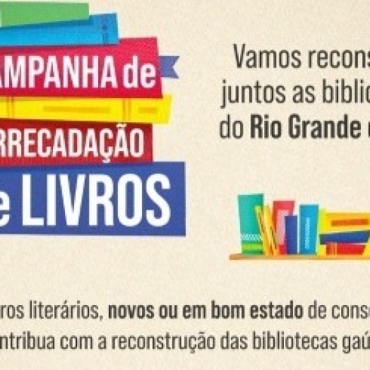 ACISMI participa da Campanha de arrecadação de livros para o Rio Grande do Sul