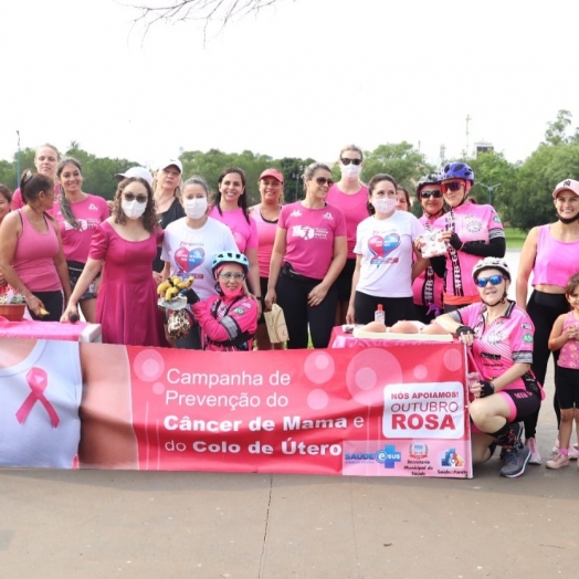 Ações alusivas ao Outubro Rosa marcam o final de semana em Guaíra