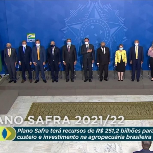 Assista: cerimônia de lançamento do Plano Safra 2021/22