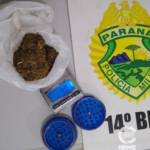 Adolescente é apreendido com maconha em São Miguel do Iguaçu