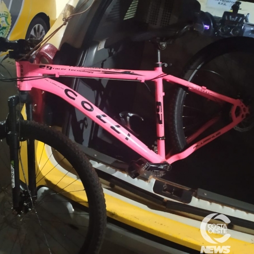 Adolescente é apreendido e bicicleta recuperada em Santa Helena após furto em distribuidora