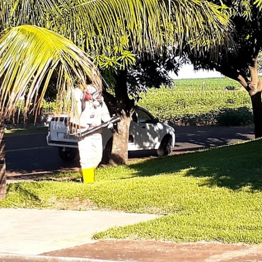 Agentes de Endemias de Missal continuam com bloqueios de caso de dengue