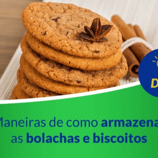 Aprenda a manter os biscoitos crocantes e fresquinhos por mais tempo